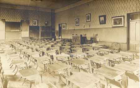 1908 study hall at Old Central School.