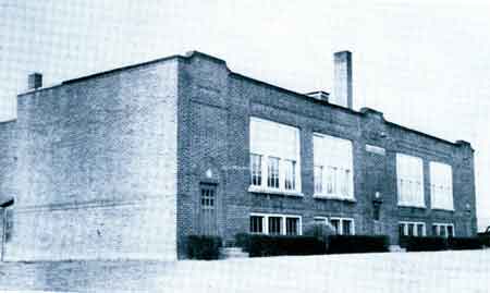 Harrison School on Route 422 was a brick building with three classrooms and a lunch room.