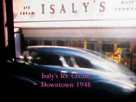Front of downtown Isaly's store in 1948.