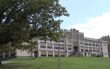 Washington School on Hartzell Avenue served both as a junior high and an elementary school.
