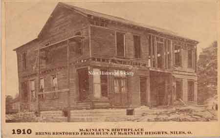 Two halves of McKinley birth home together again, 1910.