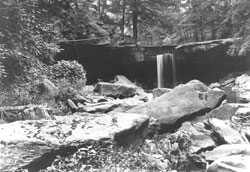 In 1894 the Riverside Park Co. constructed a dam across the Meander Creek