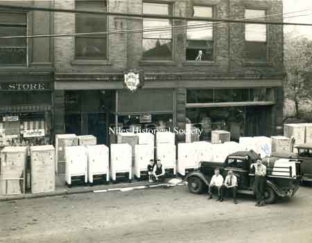 Second truck load of Electro Luxe's delivered in the spring of 1936