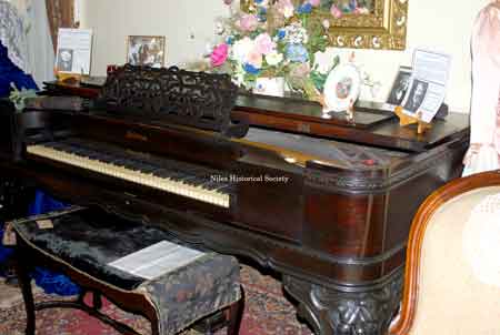 Twenty three years later they donated the piano to the Ward-Thomas Museum when they sold the home in 2001.