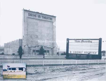 Howland Drive-In Screen and Marquee