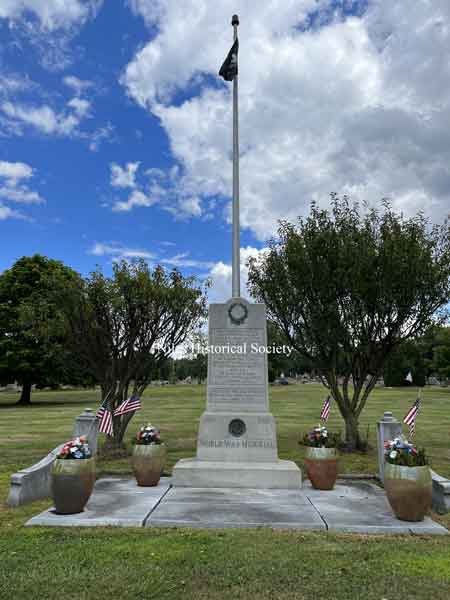 WWI Memorial at Union Cemetery.