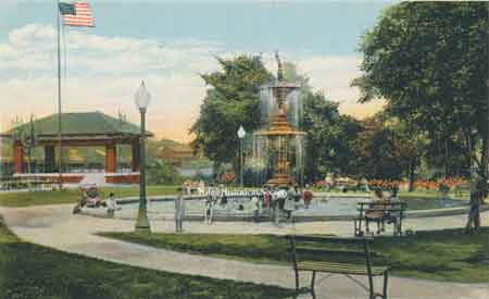City or Central Park in Niles was located on the site of the old Central School on the corners of State Street and Church Street