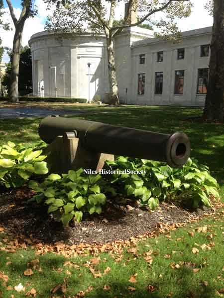 The Civil War Cannon.