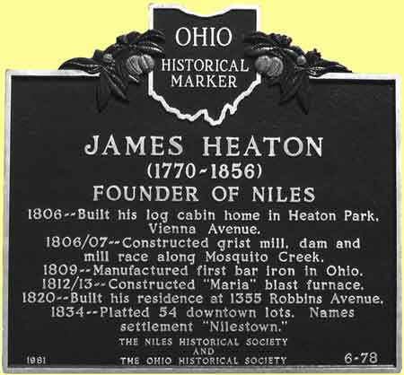 Heaton Historical Marker