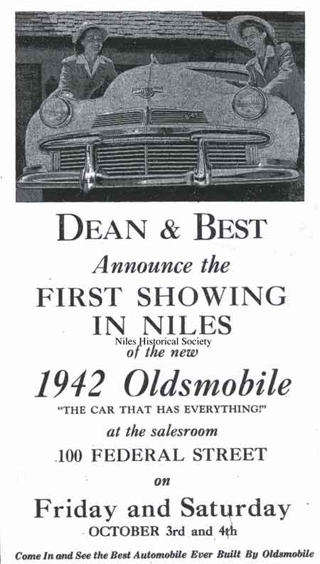 1942 Oldsmobile ad