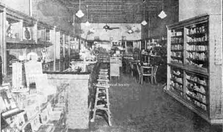 Interior of Piper's Drug Store