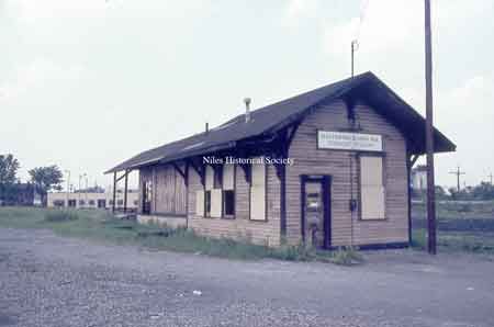 B&O railroad freight station, ca 1968