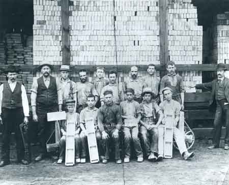 These were the men who helped build the Niles Firebrick Company, Niles oldest industry.
