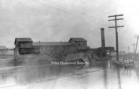 No. 1 plant during the 1913 flood.