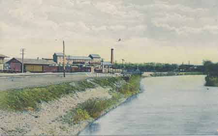 Mahoning River with Niles Firebrick