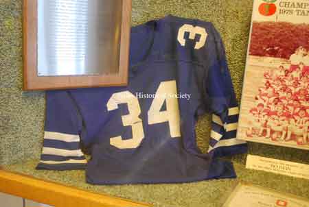 Bo Rein's football jersey, Class of 1963.
