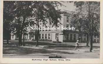 McKinley High School, 1936 photograph, located on Church Street.