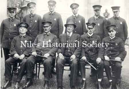 1920 photograph of Niles Police Department.