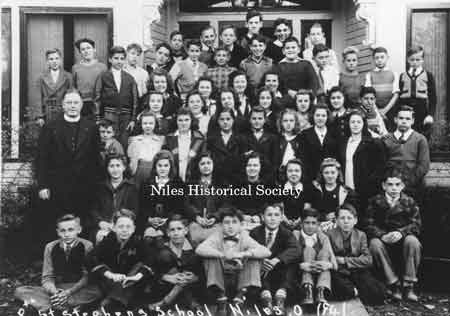 St. Stephen School 8th grade, 1941.
