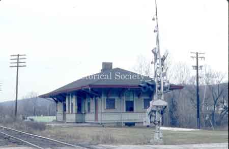 1978 view of the Pennsylvania Railroad passenger station.