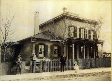 Dr. Thomas Clingan house at 547 South Main Street.