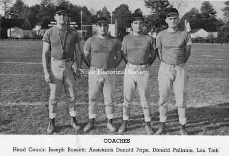 Football coaches of the undefeated 1954 team
