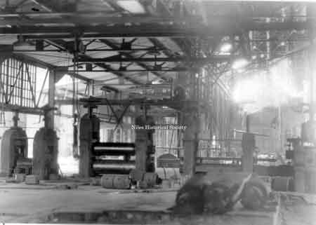 Interior view of Empire Steel, 1905.