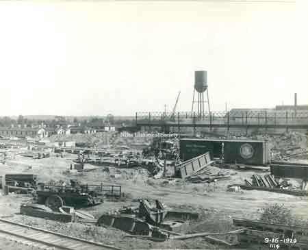 View from the east of the construction of Sheet Mill No. 2.