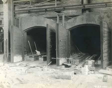 This is a view of the Sheet Mill #2, an interior view of the annealing furnace.