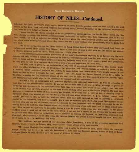 History of Niles Page 25