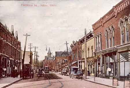 Postcard view of Furnace Street