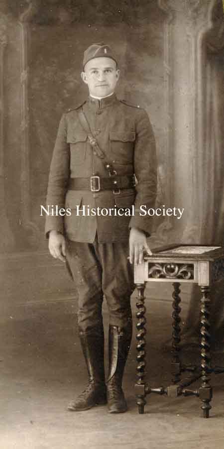 Charles Holeton in WWI uniform.