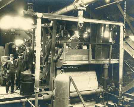 City Water & Electric Plant interior in 1905