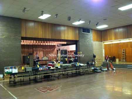 Stage at Jackson Elementary.