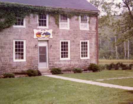 The home was built in 1806 by Gideon Hughes, the founder of the Rebecca Jane furnace in Lisbon, Ohio