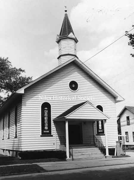 Southside Presbyterian Church - Aug. 1, 1976. This is the oldest standing church in Niles, constructed in 1876