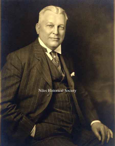 Portrait of Jacob Waddell, well-known industrialist and husband of Mary Ann Thomas. CA 1929