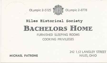 Bachelor Home business card