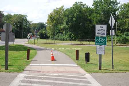 Bike Trail Crossing at Langley and East Park.