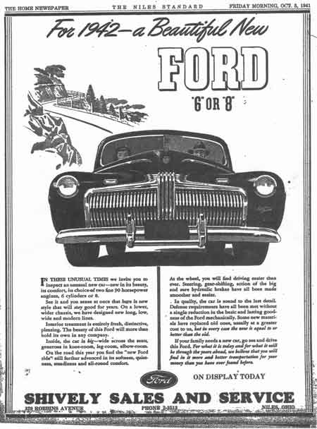 1941 Ford ad