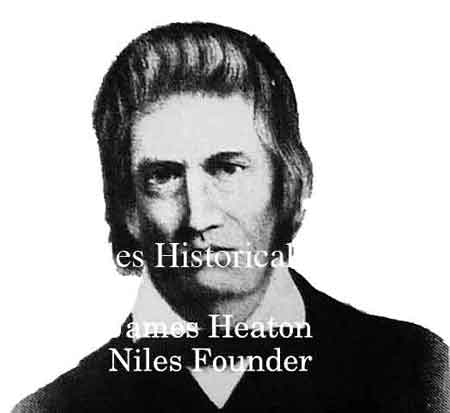Drawing of James Heaton, founder of Niles.