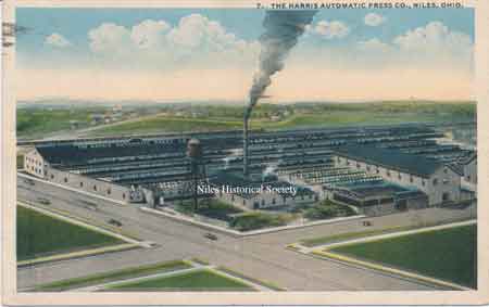 Harris Automatic Press Co. This is an architect's rendering of suggested expansion of the Niles Plant, which never occurred.