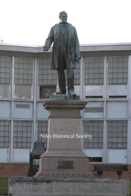 William McKinley Statue, erected in 1962.