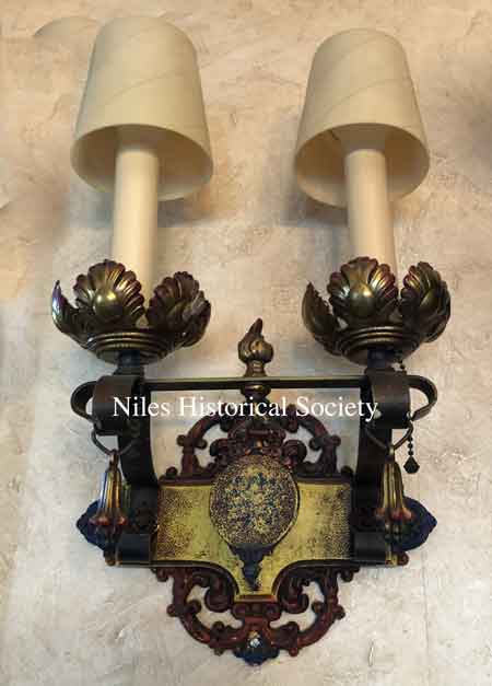 Dining room wall sconce.