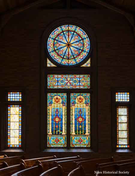 Colorized Rose Window