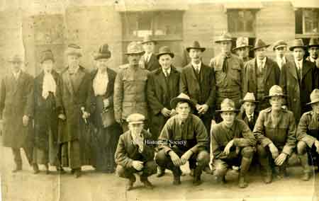 Views of the Niles soldiers at Camp Sherman in Chillicothe, Ohio on October 20, 1917.