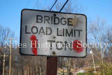 The Iron Bridge with its wooden roadway provided access to Salt-Spring Road from the end of Fifth Avenue.
