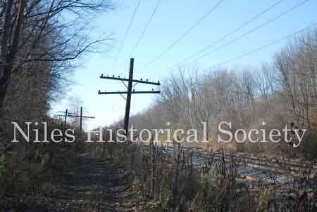 The Iron Bridge with its wooden roadway provided access to Salt-Spring Road from the end of Fifth Avenue.