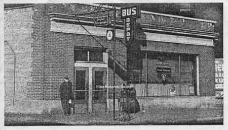 Niles Bus Depot located on East State Street near the Warner Theatre.