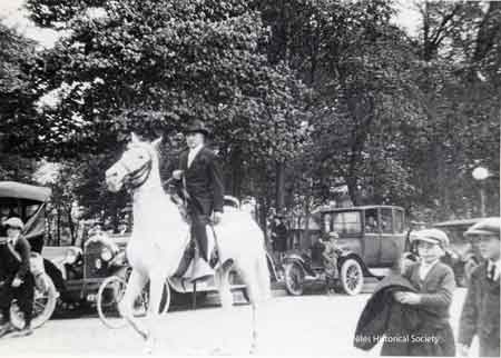 Col. L.L. Holloway-leading the 1925 Memorial Day Parade.